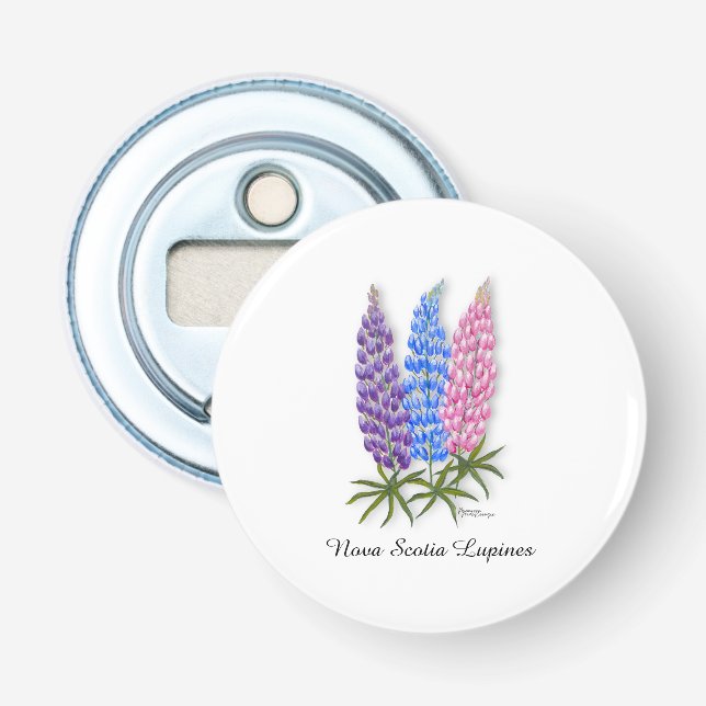 Nova Scotia Lupines Flasköppnare (Framsidan)