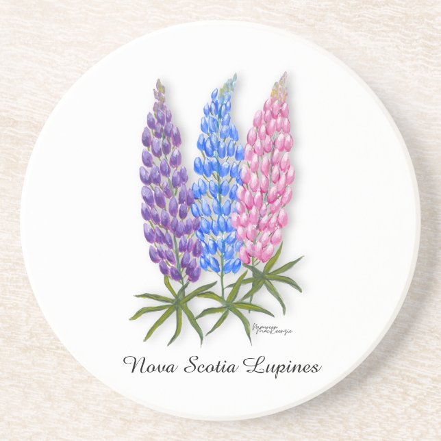 Nova Scotia Lupines Underlägg (Framsidan)