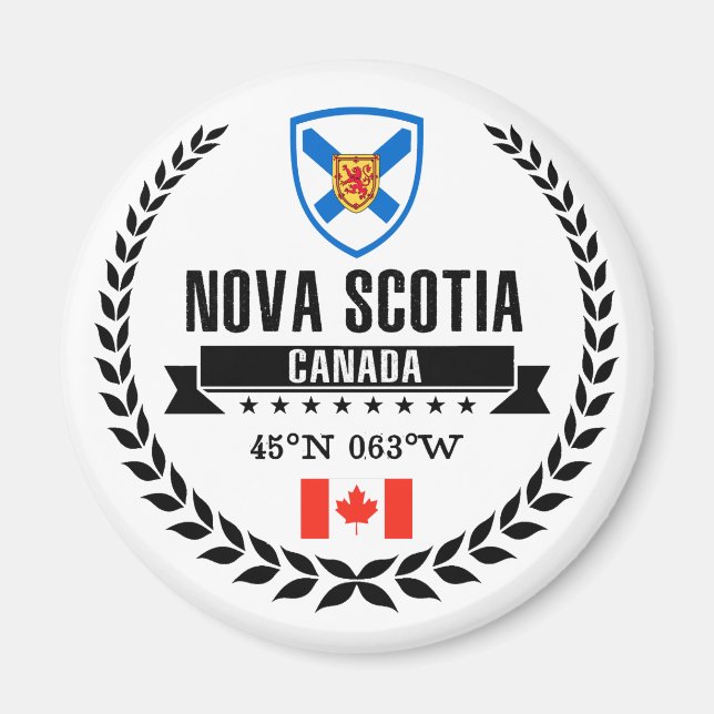 Nova Scotia Magnet (Framsidan)