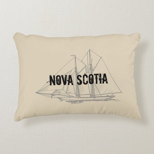 Nova Scotia Maritime Prydnadskudde (Framsidan)