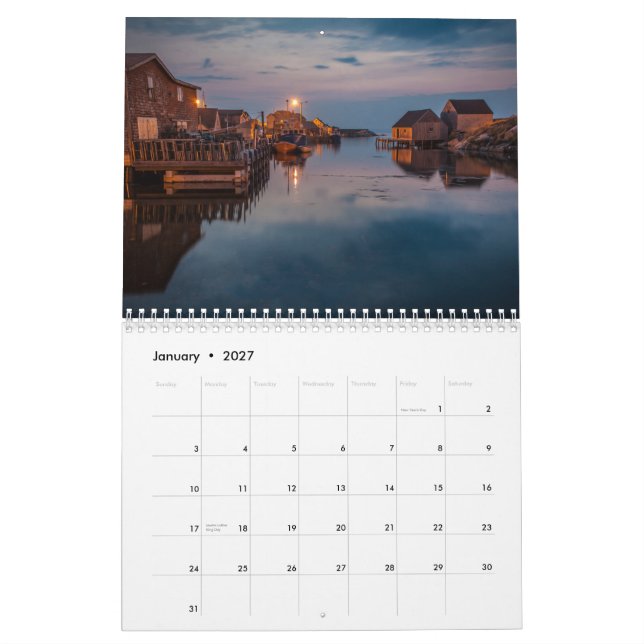 Nova Scotia Nautical Kalender (Jan 2027)