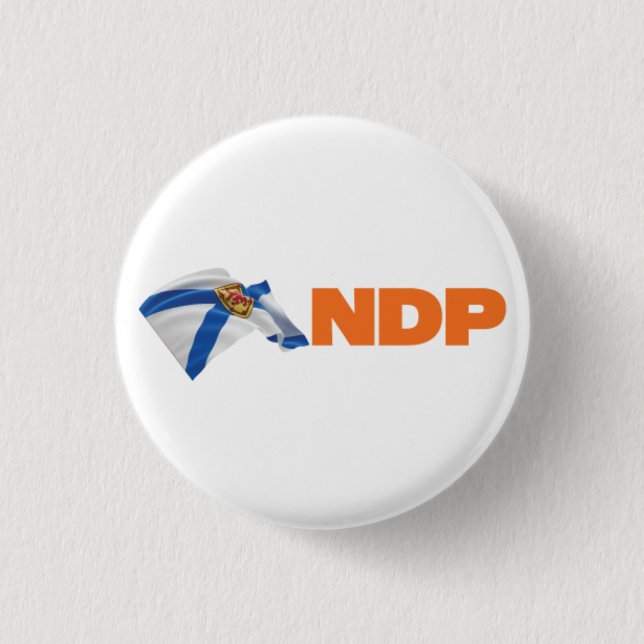 Nova Scotia NDP Logotyp Knapp (Framsida)