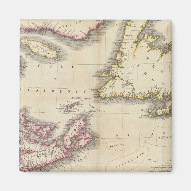 Nova Scotia, Newfoundland Magnet (Framsidan)