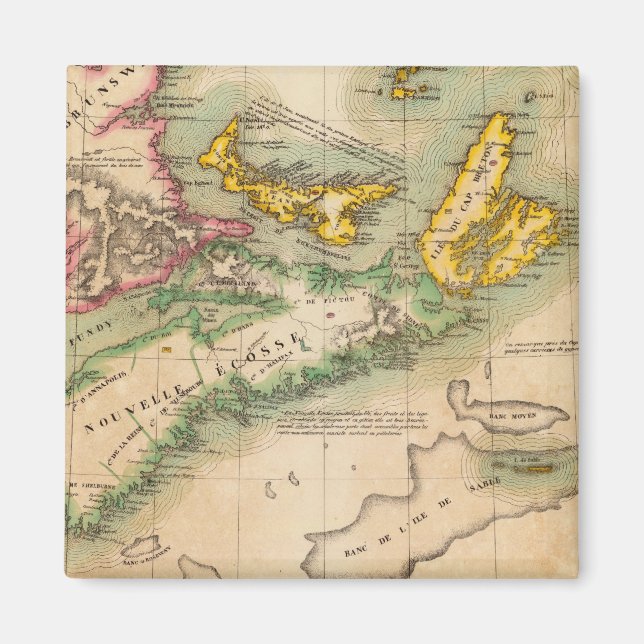 Nova Scotia och New Brunswick 44 Magnet (Framsidan)