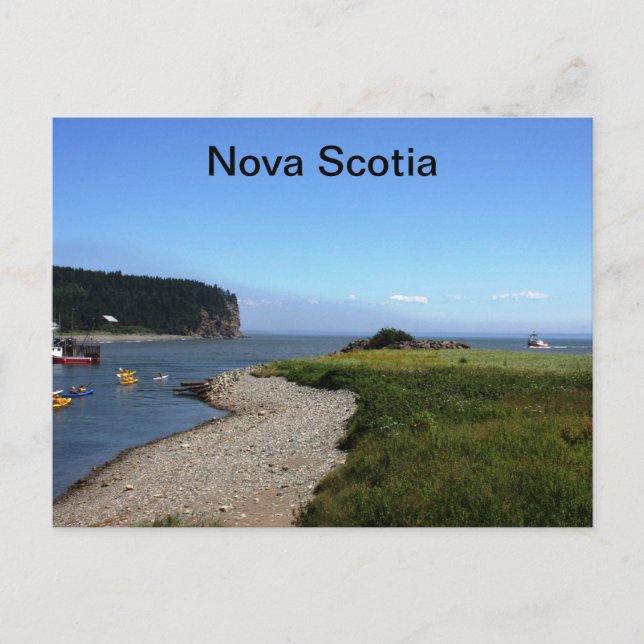 Nova Scotia Postcard Vykort (Framsida)