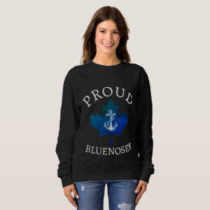 Nova Scotia Proud Bluenoser anchor maple löv T Shirt