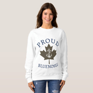 Nova Scotia Proud Bluenoser anchor maple löv T Shirt