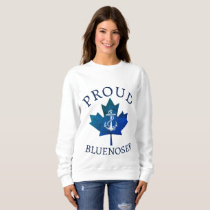 Nova Scotia Proud Bluenoser anchor maple löv T Shirt