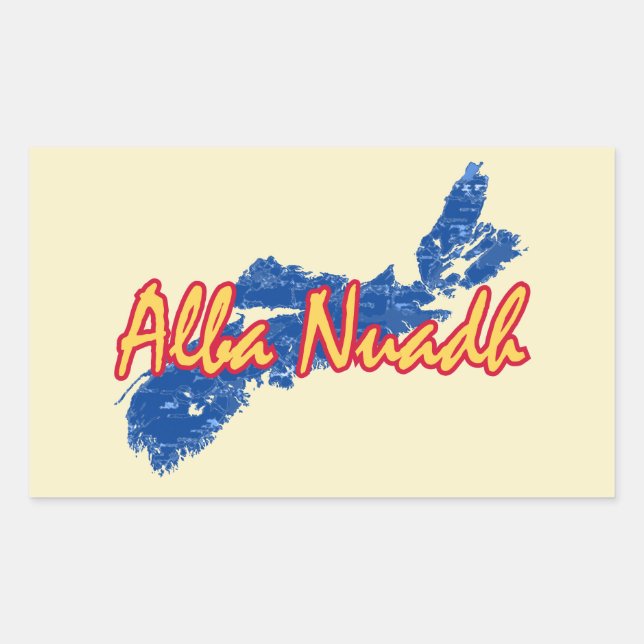 Nova Scotia Rektangulärt Klistermärke (Framsida)