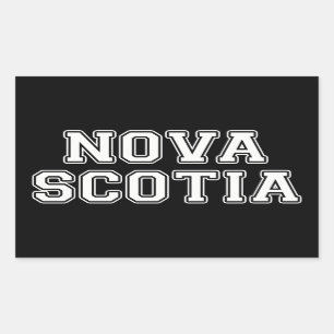 Nova Scotia Rektangulärt Klistermärke