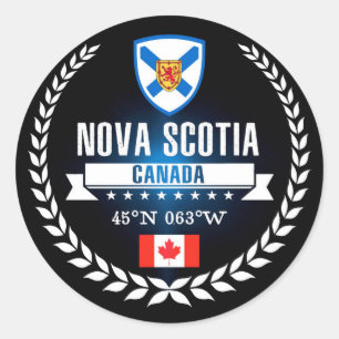 Nova Scotia Runt Klistermärke