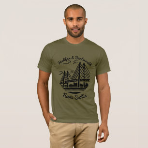 Nova Scotia shirt Halifax och Dartmouth shirt T