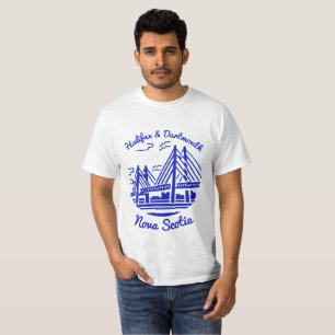 Nova Scotia shirt Halifax och Dartmouth shirt T