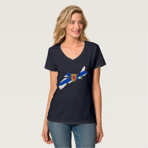 Nova Scotia shirt Halifax shirt Nova scotia karta T