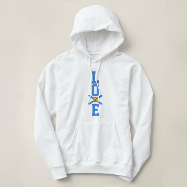 Nova Scotia shirt kärlek flagga shirt T (Design framsida)