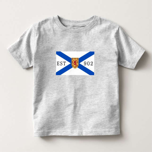 Nova Scotia shirt nova scotia flagga 902 Editable T Shirt (Framsida)
