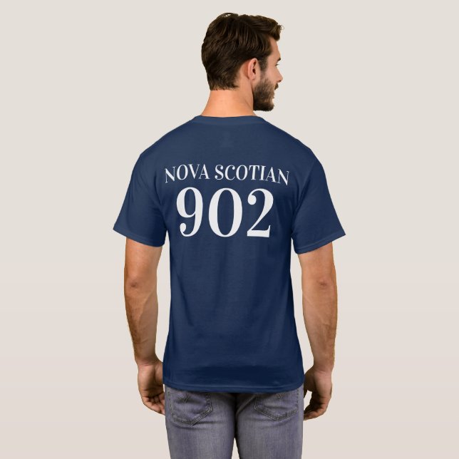 Nova Scotia T-Shirt Nova Scotian 902 (Hel baksida)