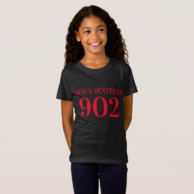 Nova Scotia T-Shirt Nova Scotian 902 Dartmouth (Hel framsida)