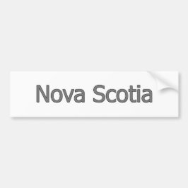 Nova Scotia text Bildekal