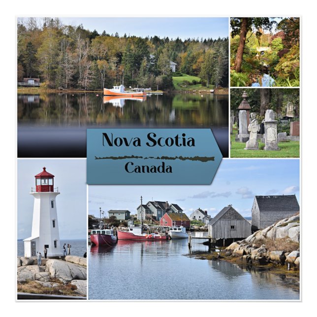Nova Scotia Travel Poster (Framsidan)