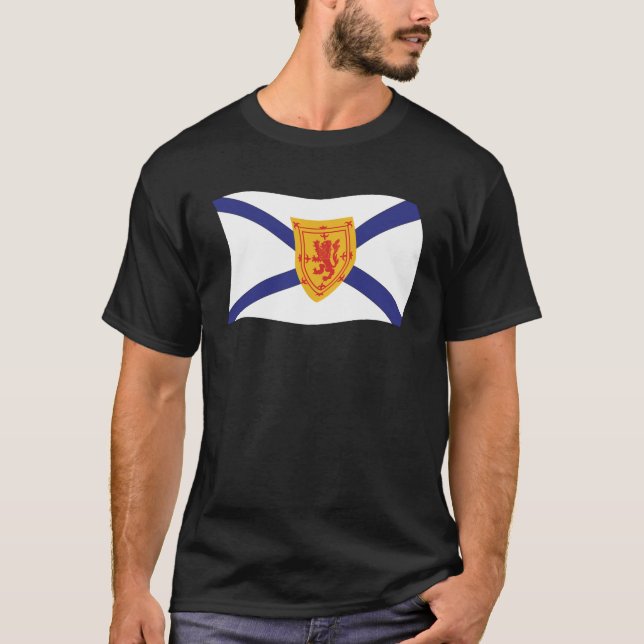 Nova Scotias flagga skjorta Tee Shirt (Framsida)