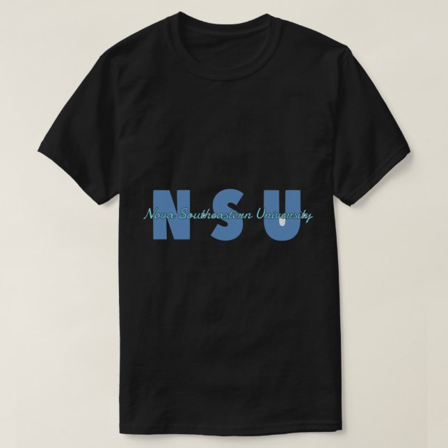 Nova SoutheEastern Universiteten Nsu T Shirt (Design framsida)