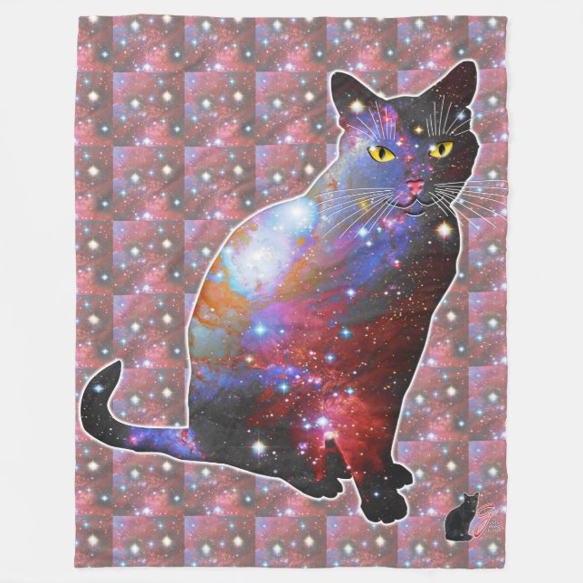 Nova Space i Cat Fleece Blanket (Framsidan)