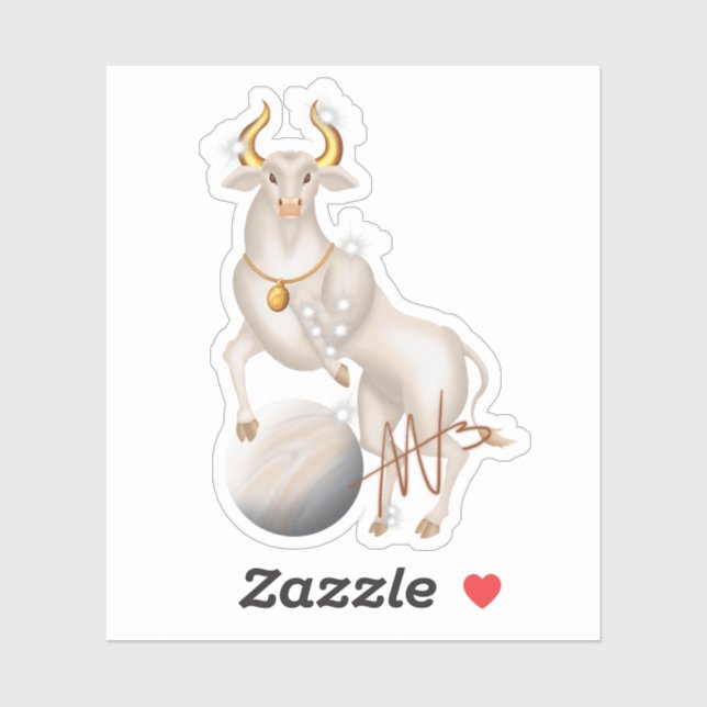 Nova Taurus Venus Zodiac Klistermärken (Ark)