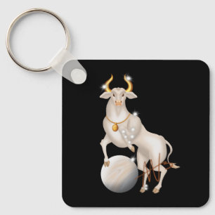 Nova Taurus Venus Zodiac Metall Nyckelring