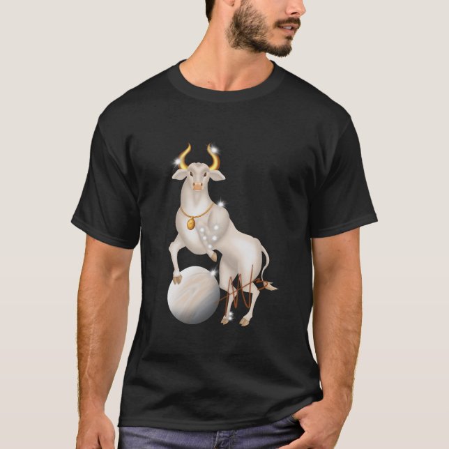Nova Taurus Venus Zodiac T Shirt (Framsida)