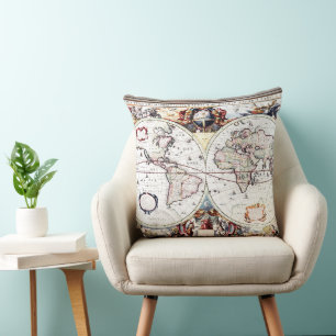 Nova Totius Terrarum Orbis av Henricus Hondius II Kudde