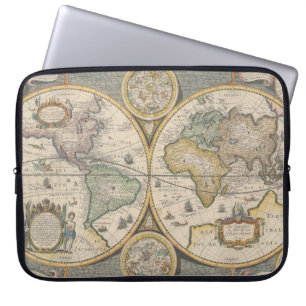 Nova Totius Terrarum Orbis Geographica Laptop Fodral