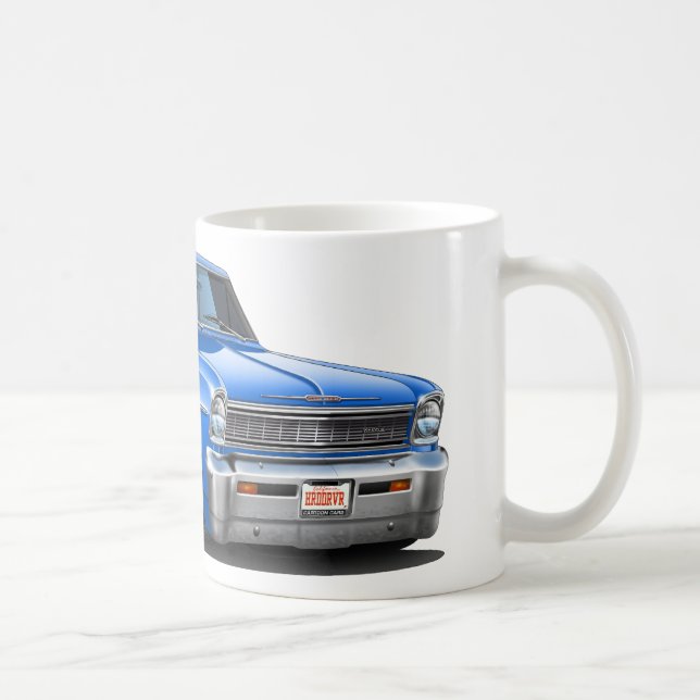 Novablåttbil 1966-67 kaffemugg (Höger)