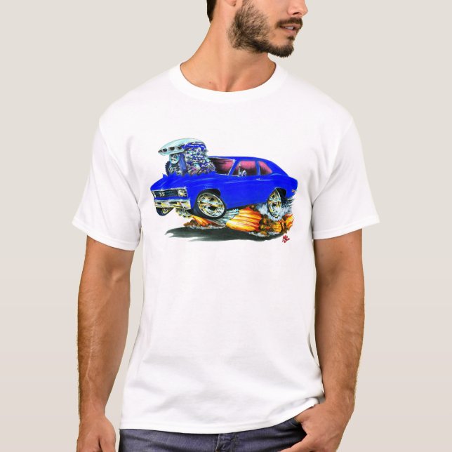 Novablåttbil 1968-70 t-shirt (Framsida)