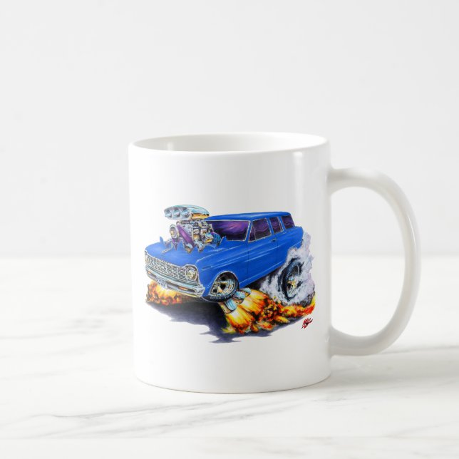 Novablåttvagn 1962-65 kaffemugg (Höger)