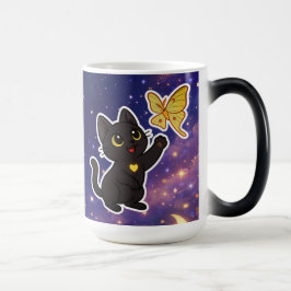 #NovaCatAdventures n Lunar Moth Förnöjelser v2 Magisk Mugg