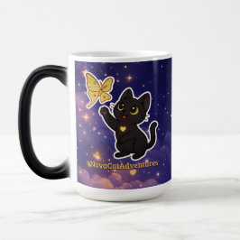 #NovaCatAdventures n Lunar Moth Förnöjelser v2 Magisk Mugg