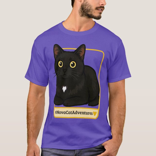 #NovaCatAdventures | v1 - T-shirt (Framsida)