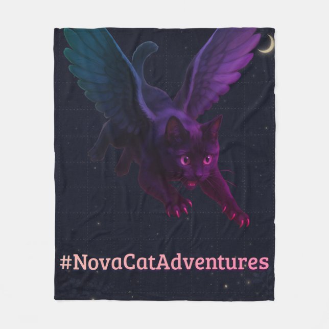 #NovaCatAdventures – Winged v2 Fleecefilt (Framsidan)