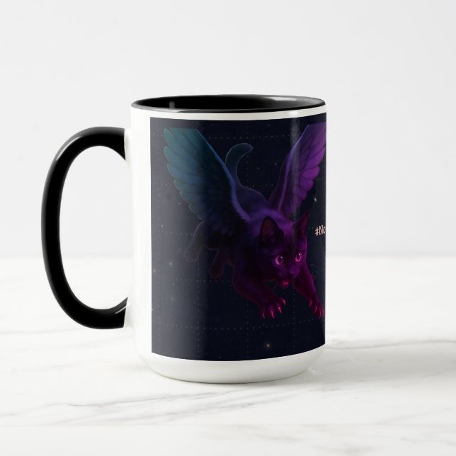 #NovaCatAdventures winged v2 mug Mugg (Vänster)