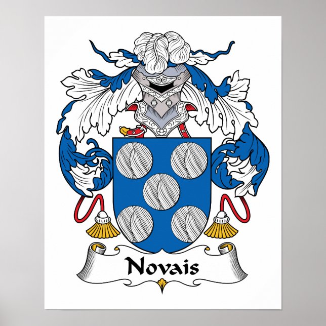 Novais Family Crest Poster (Framsidan)