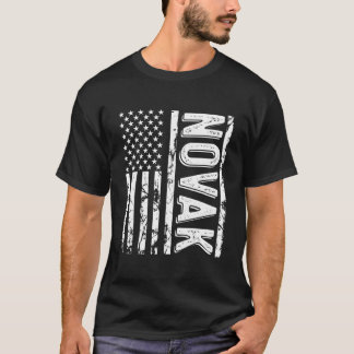Novak Efternamn Namn Team Novak Familjeåterförenin T Shirt