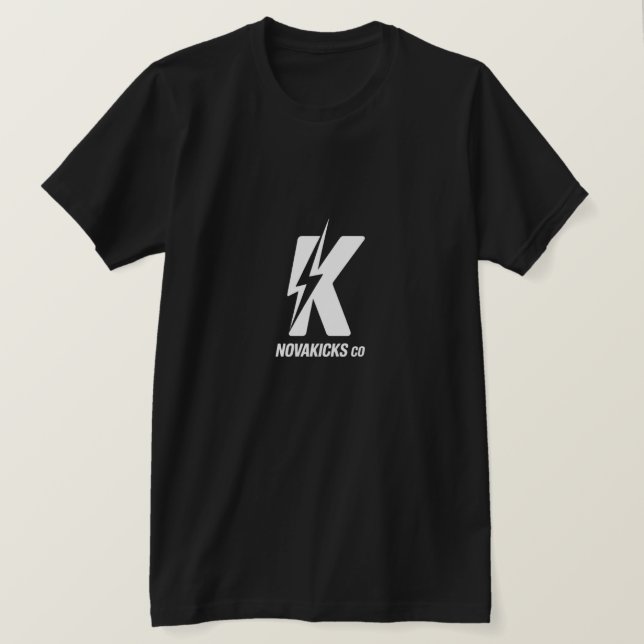 Novakicks Co Blixtlogotyp  T Shirt (Design framsida)