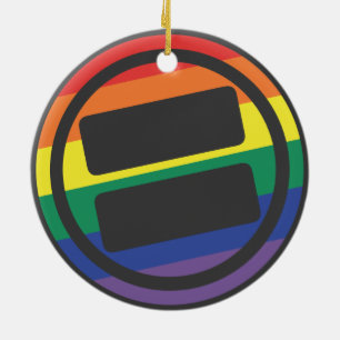 NOVApride cirklar prydnaden Julgransprydnad Keramik
