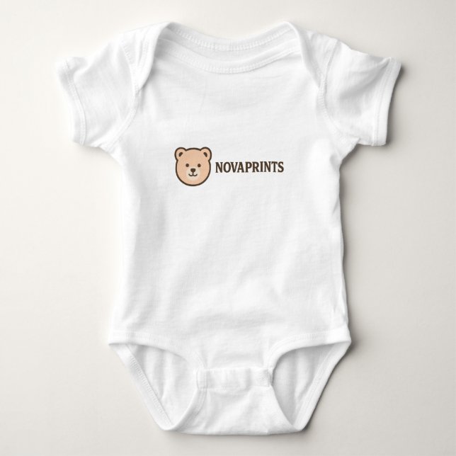 NovaPrint Baby One-Biet T Shirt (Framsida)