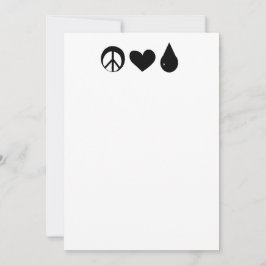 Novare för fred Kärlek och råmjölk Inbjudningar