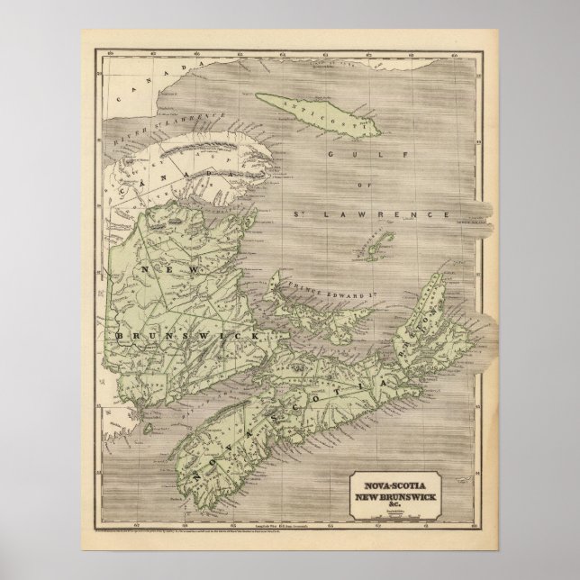 NovaScotia, New Brunswick Poster (Framsidan)