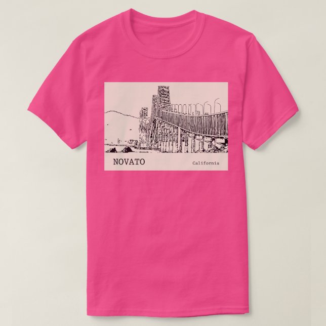Novato California TShirt 1 T Shirt (Design framsida)