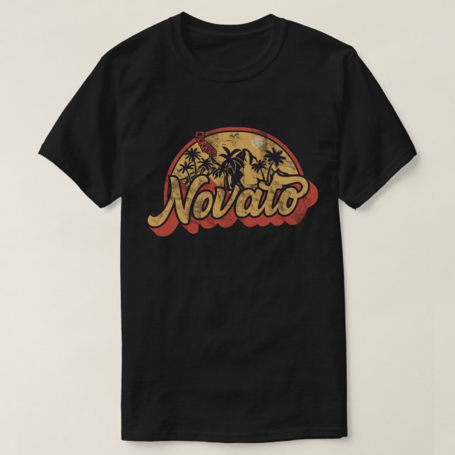 Novato, Kalifornien T Shirt (Design framsida)