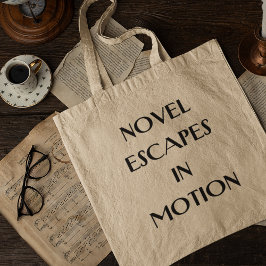 Novel Escapes i Rörelse Unika bibliotekarien Bok K Tygkasse